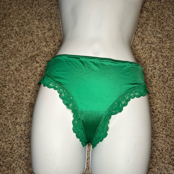 Victoria's Secret Emerald Lace Panties - Picture 4 of 7